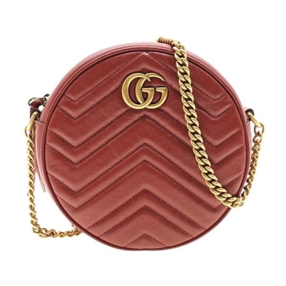 Gucci Handbags - Gucci Marmont Round Crossbody